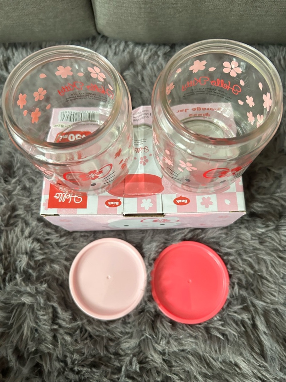 Hello Kitty Glass Storage Jar Set - Picture 6 of 7